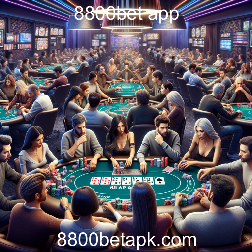 Descubra o Mundo do Pôquer no 8800bet App